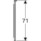 Tasopeili Geberit Xeno2 1600x710 mm - KarelianStore
