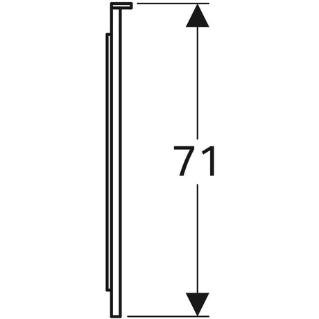 Tasopeili Geberit Xeno2 1600x710 mm - KarelianStore
