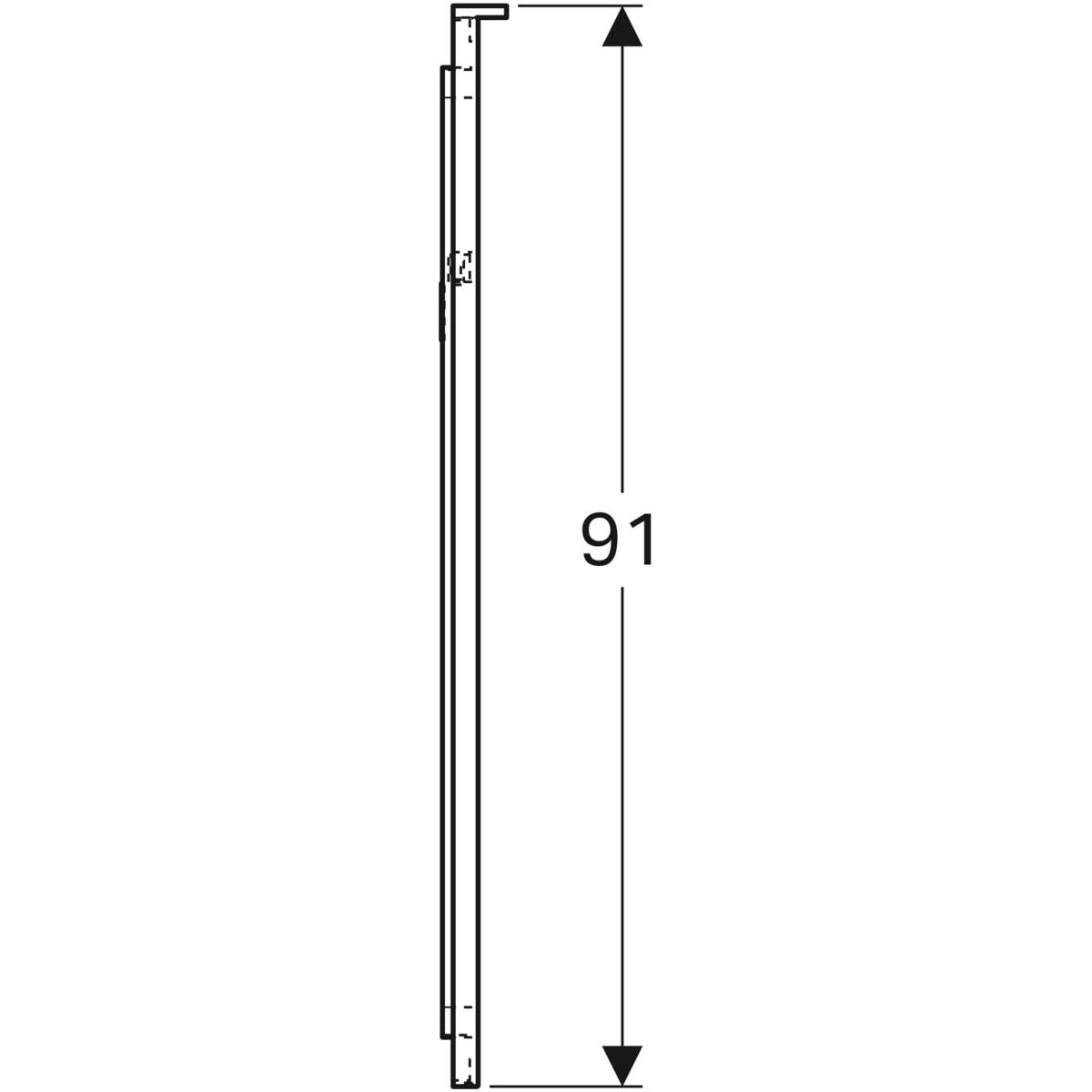Tasopeili Geberit Xeno2 400x910 mm - KarelianStore