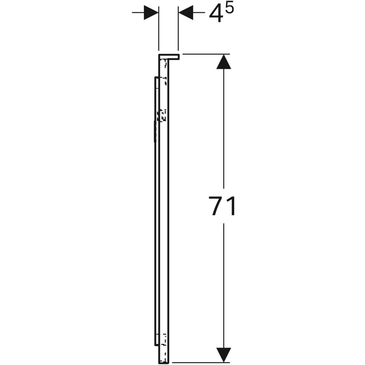 Tasopeili Geberit Xeno2 900x710 mm - KarelianStore
