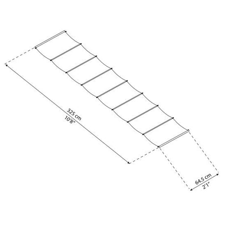 Terassikatoksen verhosetin jatko - osa Stockholm, koko 3.4 x 2.9 m Palram - Canopia - KarelianStore