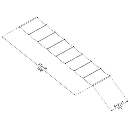 Terassikatoksen verhosetti, Stockholm koko 3.4 x 3.7 m Palram - Canopia - KarelianStore