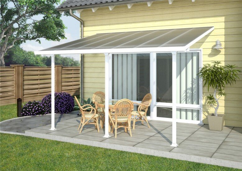Terassikatos Feria 12,5 m2, valkoinen Palram - Canopia - KarelianStore