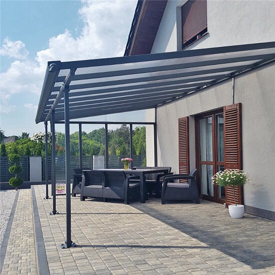 Terassikatos Feria 16,1 m2, harmaa Palram - Canopia - KarelianStore