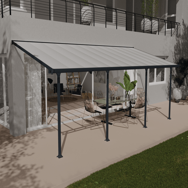 Terassikatos Feria 21,5 m2, antrasiitti Palram - Canopia - KarelianStore