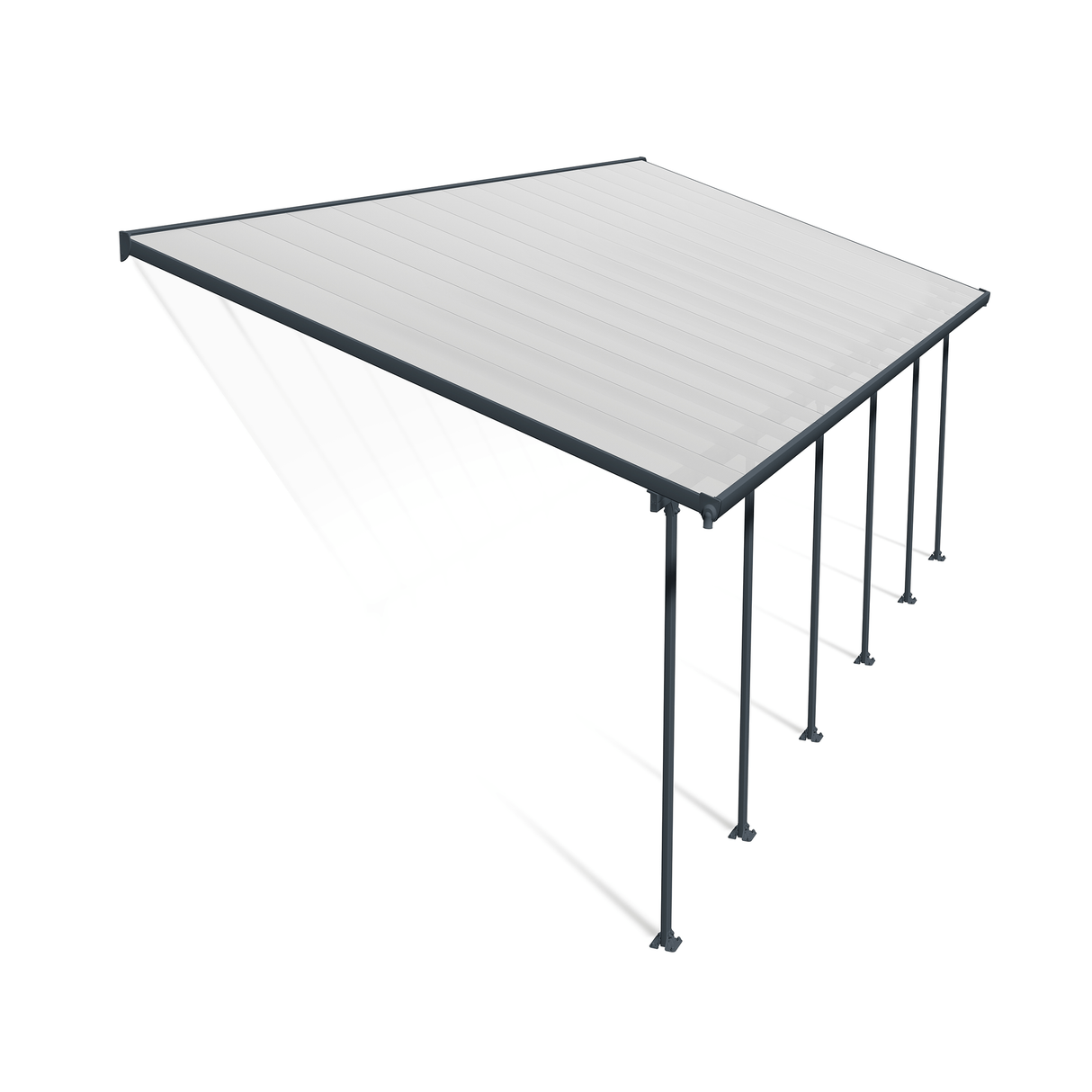 Terassikatos Feria 4 x 10,31 m, antrasiitti Palram - Canopia - KarelianStore