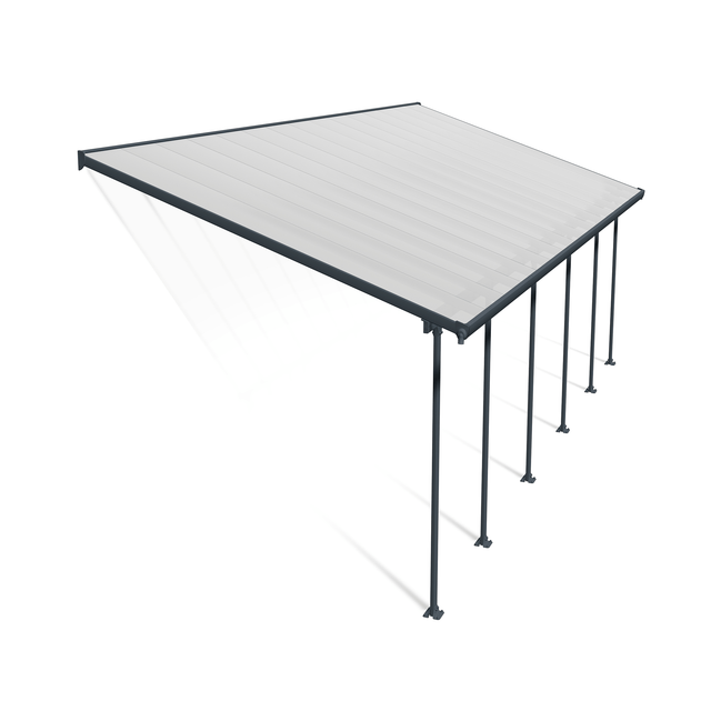 Terassikatos Feria 4 x 10,31 m, antrasiitti Palram - Canopia - KarelianStore