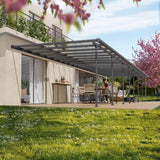 Terassikatos Feria 4 x 12,12 m, antrasiitti Palram - Canopia - KarelianStore