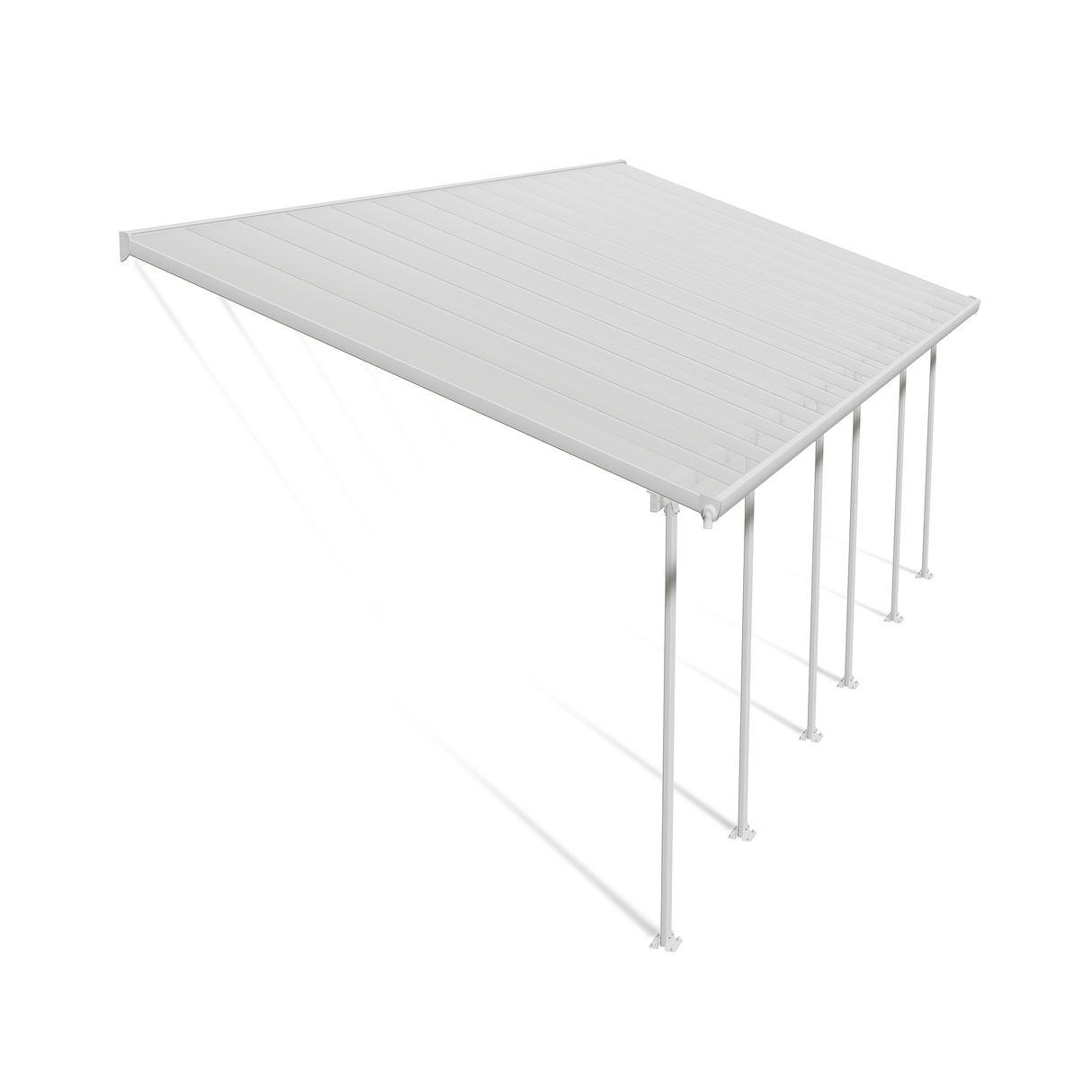 Terassikatos Feria 4 x 8,50 m, valkoinen Palram - Canopia - KarelianStore