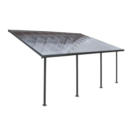 Terassikatos Feria 4x6,06 m, antrasiitti Palram - Canopia - KarelianStore
