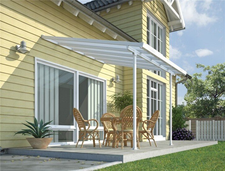 Terassikatos Feria 9,0 m2, valkoinen Palram - Canopia - KarelianStore
