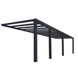 Terassikatos Palram - Canopia Stockholm 3,4 x 9,5m, antrasiitti - KarelianStore