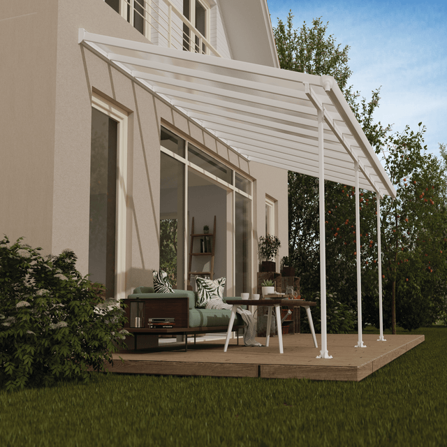 Terassikatos - set Feria 17,9 m2, valkoinen Palram - Canopia - KarelianStore