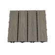 Terassilaatta komposiittia 30 x 30 cm 4 kpl., kelopuun värinen HORTUS - KarelianStore