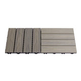 Terassilaatta komposiittia 30 x 30 cm 4 kpl., kelopuun värinen HORTUS - KarelianStore
