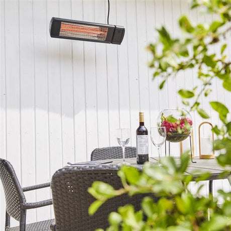 Terassilämmitin ECO High - line 2000 W, titanium HEAT1 - KarelianStore