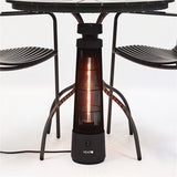 Terassilämmitin ECO high - line pöydänalusmalli "Cone" 1200W, musta HEAT1 - KarelianStore