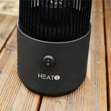 Terassilämmitin ECO high - line pöydänalusmalli "Cone" 1200W, musta HEAT1 - KarelianStore