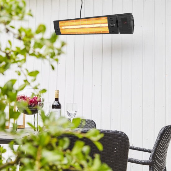 Terassilämmitin ECO pro - line 2300W kaukosäätimellä, musta HEAT1 - KarelianStore