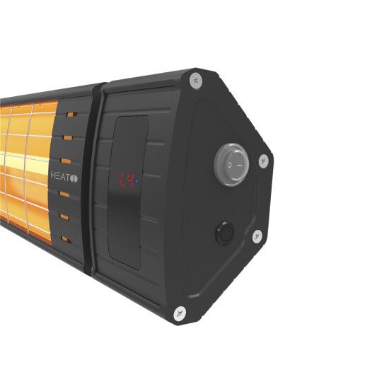 Terassilämmitin ECO pro - line 2300W kaukosäätimellä, musta HEAT1 - KarelianStore