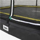 Trampoliini Comfort, kulmikas 366 x 244 cm, musta Salta - KarelianStore