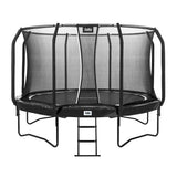 Trampoliini First Class Ø427 cm, musta sis. Portaat Salta - KarelianStore