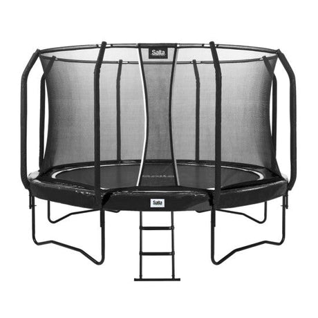 Trampoliini First Class Ø427 cm, musta sis. Portaat Salta - KarelianStore