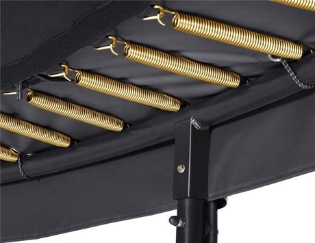 Trampoliini First Class Ø427 cm, musta sis. Portaat Salta - KarelianStore
