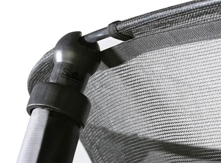 Trampoliini First Class Ø427 cm, musta sis. Portaat Salta - KarelianStore