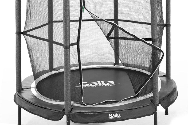 Trampoliini Junior Ø139x189 cm, musta Salta - KarelianStore