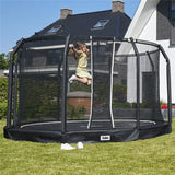 Trampoliini Premium Ground sis. turvaverkon Ø427 cm Salta - KarelianStore