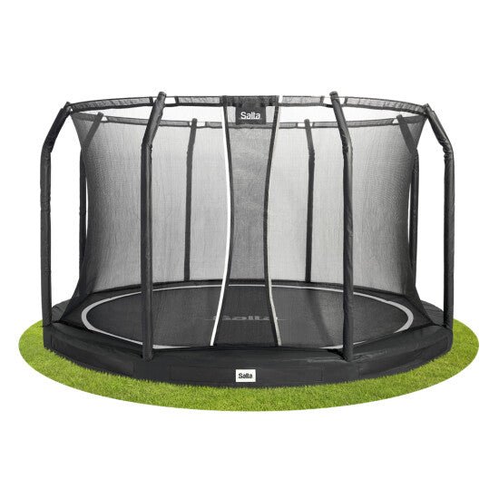 Trampoliini Premium Ground sis. turvaverkon Ø427 cm Salta - KarelianStore