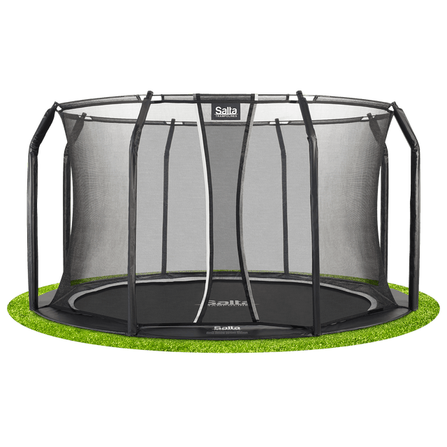 Trampoliini Royal Baseground Ø305 cm, musta, sis. Turvaverkon Salta - KarelianStore