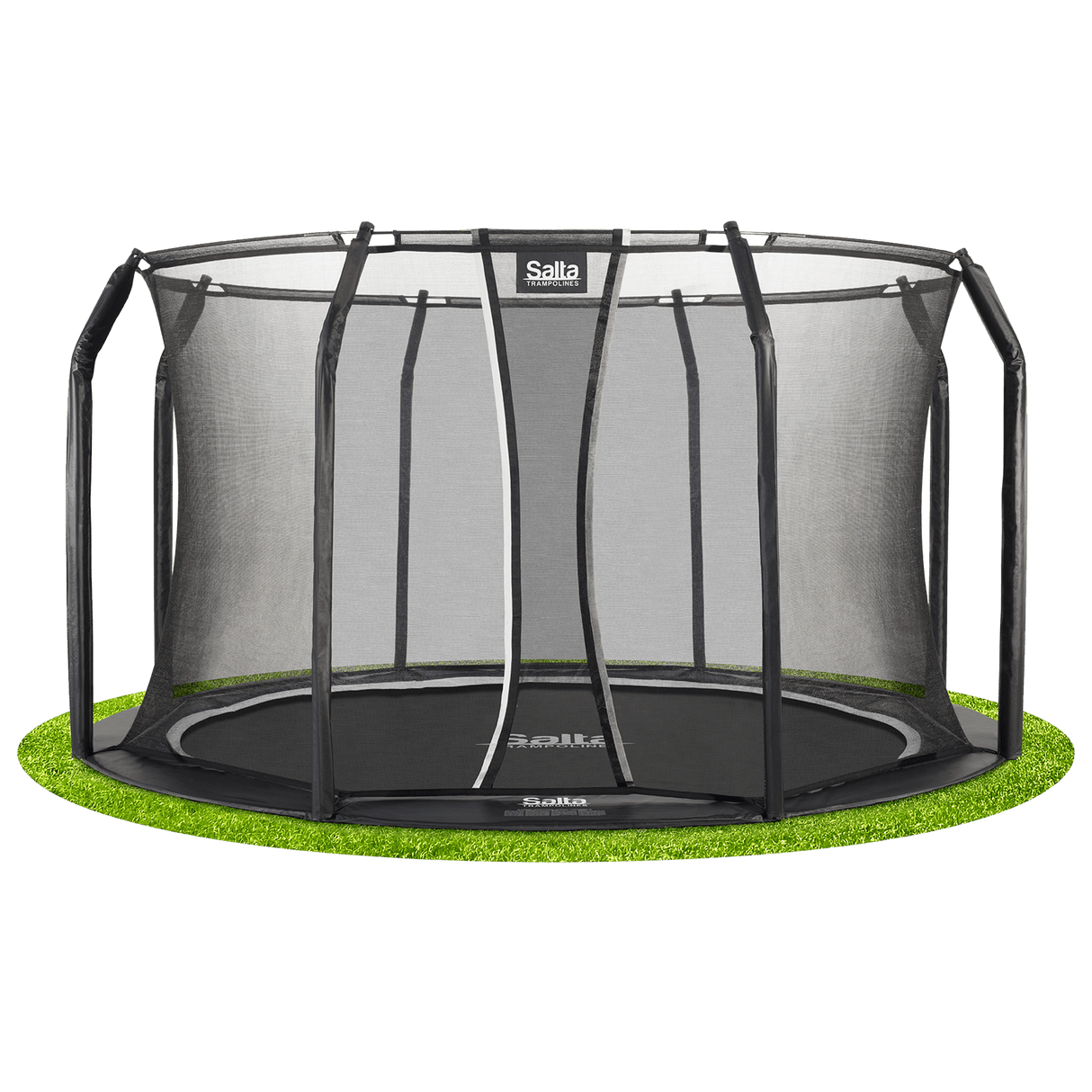 Trampoliini Royal Baseground Ø427 cm, musta, sis. Turvaverkon Salta - KarelianStore