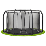 Trampoliini Royal Baseground Ø427 cm, musta, sis. Turvaverkon Salta - KarelianStore