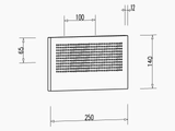 Tuloilmaventtiili Climecon FINO - 100 - KarelianStore