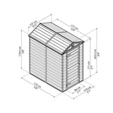 Vaja SKYLIGHT 2,1 m2 Keskiyön harmaa Palram - Canopia - KarelianStore