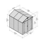 Vaja SKYLIGHT 4,2 m2 Keskiyön harmaa Palram - Canopia - KarelianStore