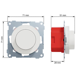 Valonsäädin ELKO One 370W LED 1 - 200VA IP21 Valkoinen - KarelianStore
