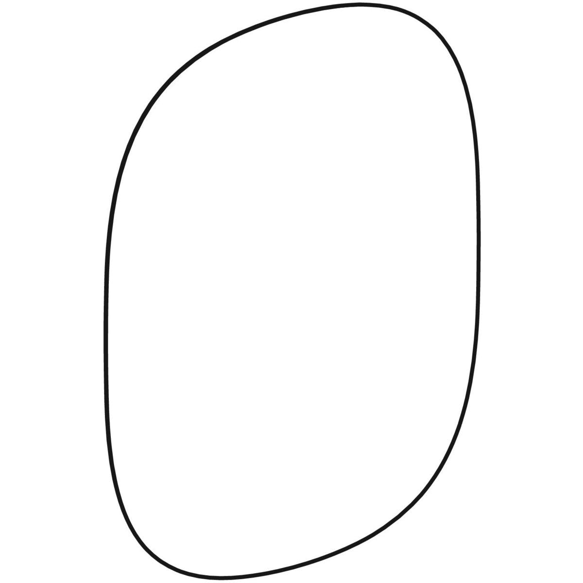 Valopeili Geberit Option Oval 600x800x30 mm - KarelianStore