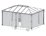 Verhosetti Martinique 5000 paviljonkiin Palram - Canopia - KarelianStore