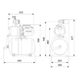 Vesiautomaatti Grundfos JP 5 - 48 PT - H 20L 1x230V 1.5m - KarelianStore