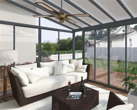 Viherhuone SanRemo 3x4,25, harmaa Palram - Canopia - KarelianStore