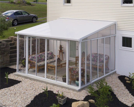 Viherhuone Sanremo 4 x 4,25 m, valkoinenn Palram - Canopia - KarelianStore