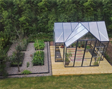 Viherhuone VICTORY 11,04 m2, harmaa Palram - Canopia - KarelianStore