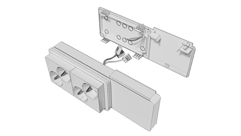 Vikavirtapistorasia Onnline Vikis 16A 4 - osainen 30mA 250V IP20 - KarelianStore