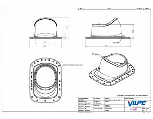 Vilpe Classic loiva kattoläpivienti Tiilenpunainen - KarelianStore