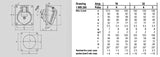 Voimapistorasia Mennekes 1463 16A 3P6H240V IP44 Vino - KarelianStore