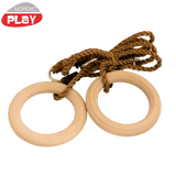 Voimistelurenkaat Ø15,8 cm puiset säädettävällä köydellä NORDIC PLAY - KarelianStore
