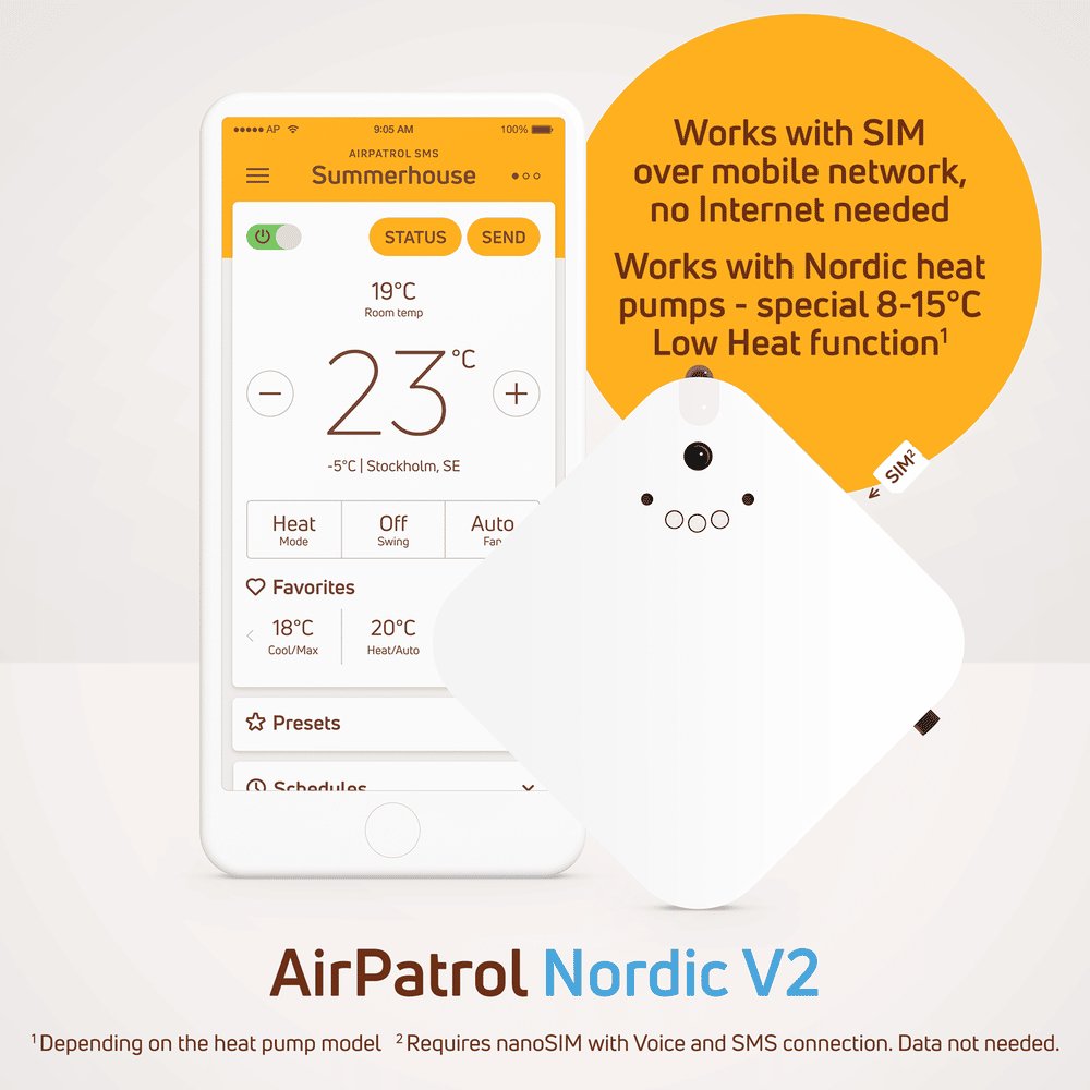 AirPatrol Nordic 2.0 GSM kauko-ohjain - KarelianStore